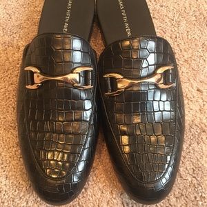 Rupert  , saks fifth ave croc men’s mules